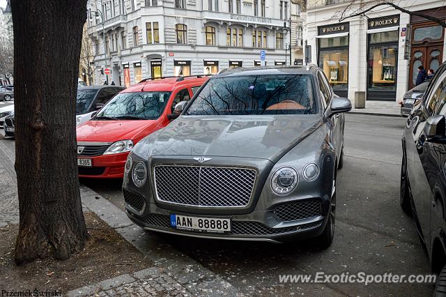 Bentley Bentayga spotted in Prague, Czech Republic