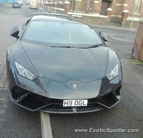 Lamborghini Huracan spotted in Bootle, United Kingdom