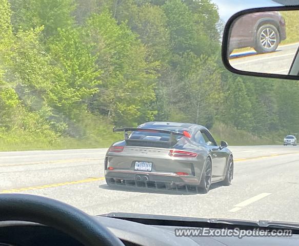 Porsche 911 GT3 spotted in Mills River, North Carolina