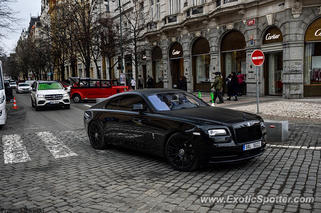 Rolls-Royce Wraith spotted in Prague, Czech Republic