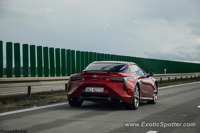 Lexus LC 500 spotted in Highway, Poland