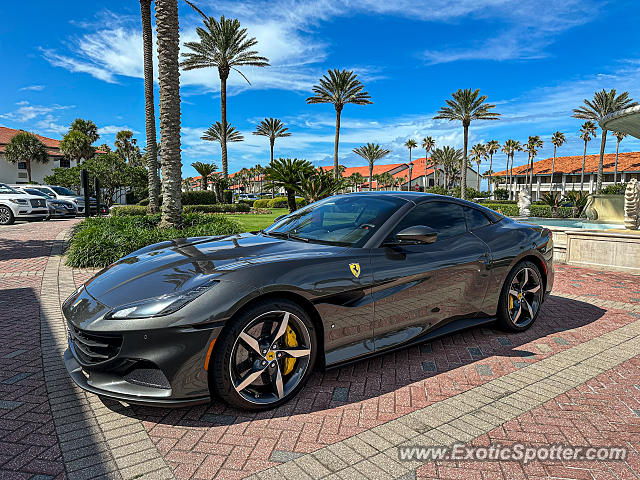 Ferrari Portofino spotted in Ponte Vedra, Florida