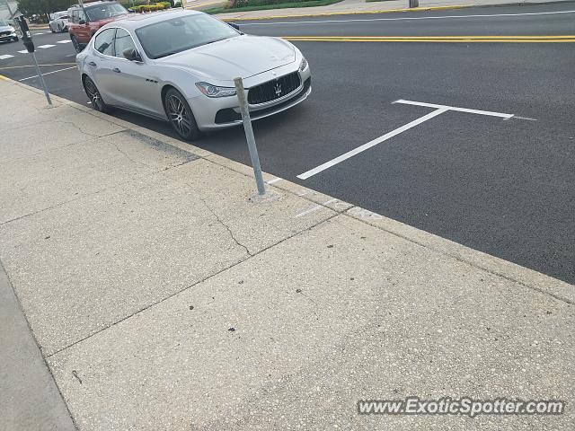 Maserati Ghibli spotted in Point pleasant, New Jersey