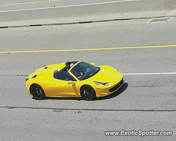 Ferrari 458 Italia spotted in Agoura Hills, California