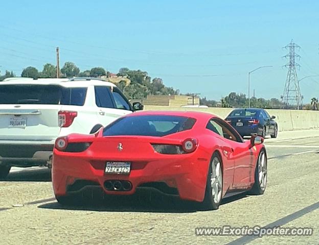 Ferrari 458 Italia spotted in Laguna Hills, California