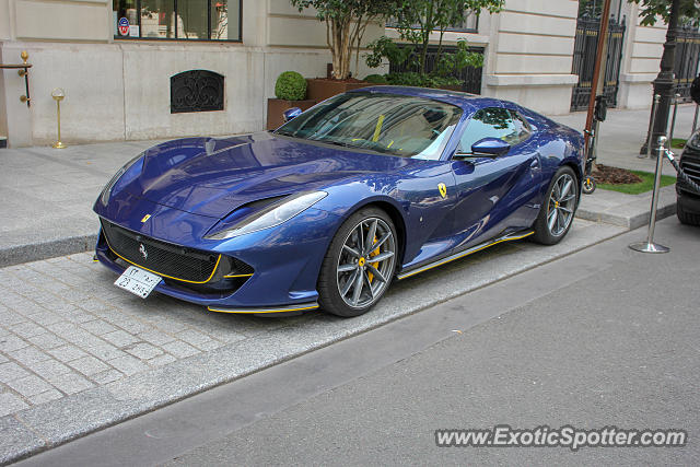 Ferrari 812 Superfast spotted in Paris, France