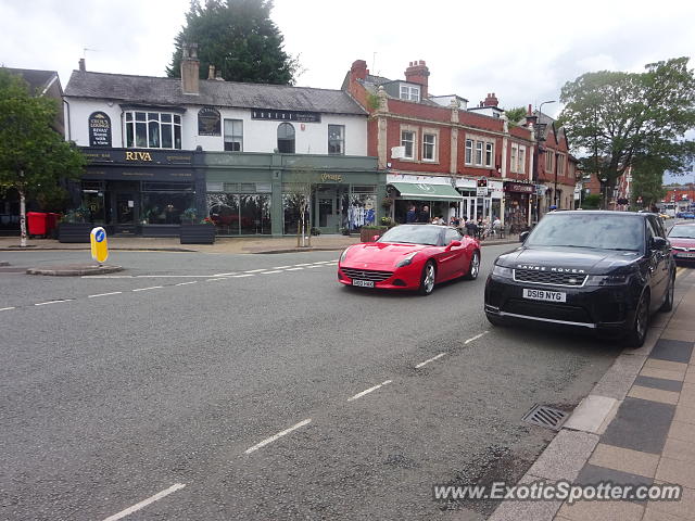 Ferrari California spotted in Hale, United Kingdom