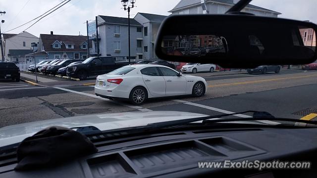 Maserati Ghibli spotted in Seaside  heights, New Jersey