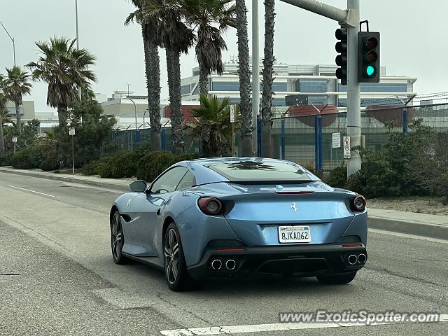 Ferrari Portofino spotted in Playa del Rey, California