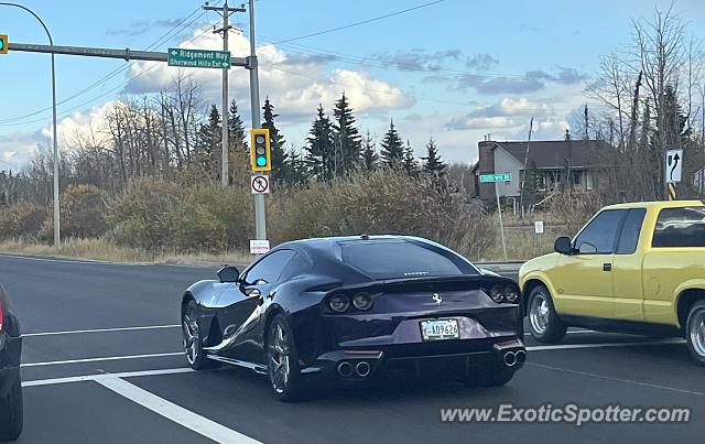 Ferrari 812 Superfast spotted in Edmonton, Canada