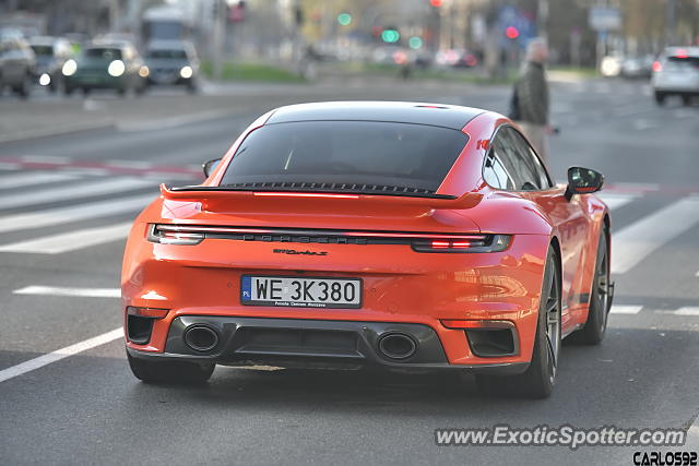 Porsche 911 Turbo spotted in Warsaw, Poland