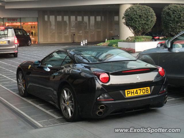 Ferrari California spotted in Hong Kong, China