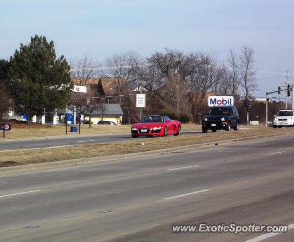 Audi R8 spotted in Lake Zurich, Illinois