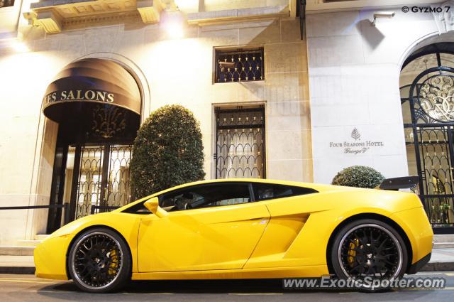 Lamborghini Gallardo spotted in Paris, France