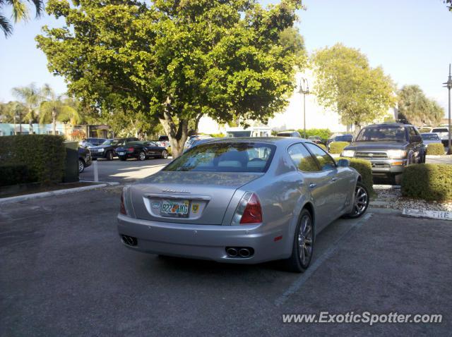 Maserati Quattroporte spotted in Naples, Florida