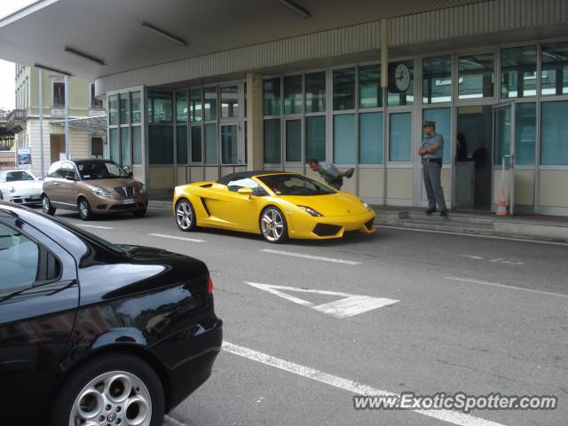 Lamborghini Gallardo spotted in Ponte Chiasso, Italy