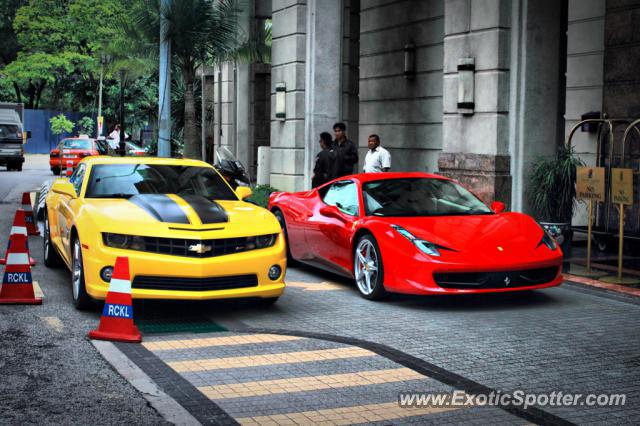 Ferrari 458 Italia spotted in Kuala Lumpur, Malaysia