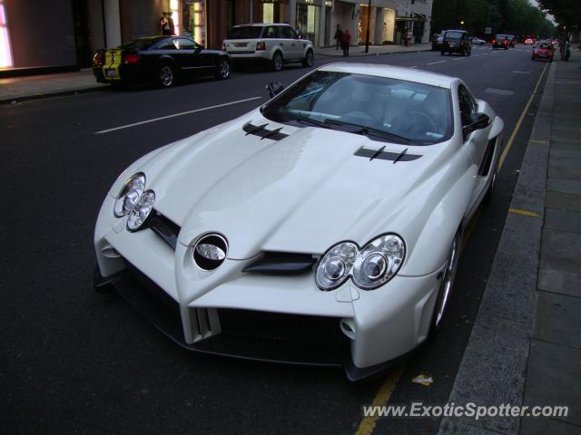 Mercedes SLR spotted in London, United Kingdom