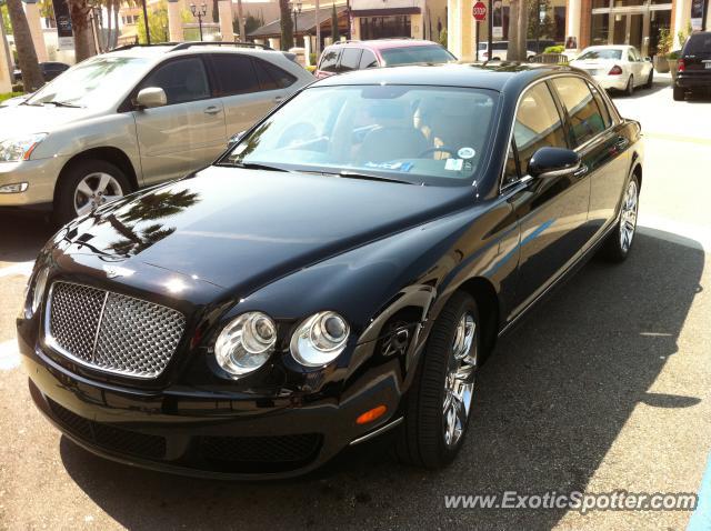 Bentley Continental spotted in Jacksonville, Florida