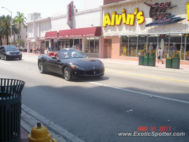 Maserati GranTurismo spotted in Miami, Florida