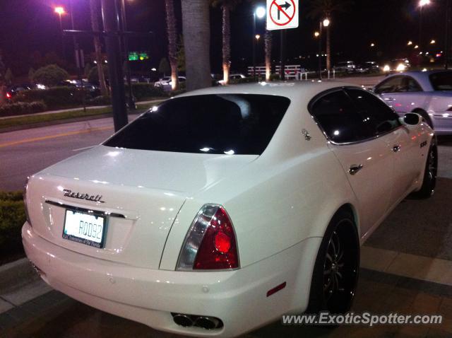 Maserati Quattroporte spotted in Jacksonville, Florida