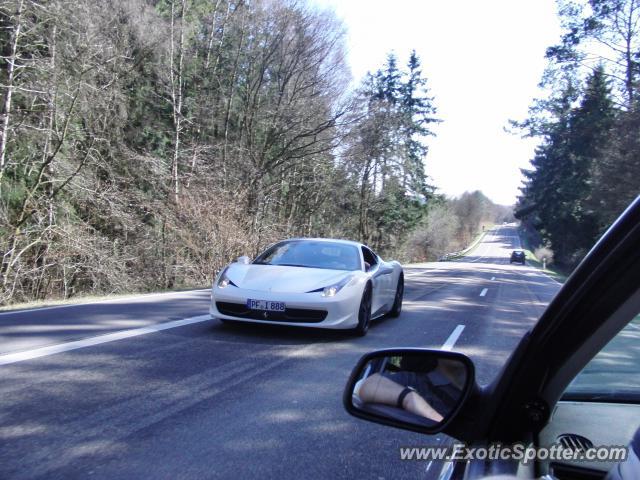 Ferrari 458 Italia spotted in Nürburg, Germany