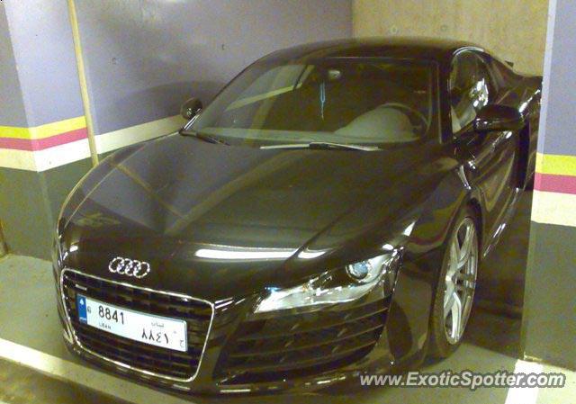 Audi R8 spotted in Beirut, Lebanon