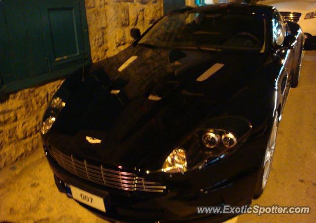 Aston Martin DB9 spotted in Beirut, Lebanon