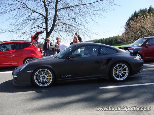 Porsche 911 GT2 spotted in Nürburg, Germany