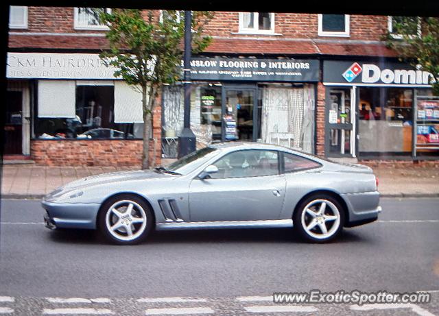 Ferrari 550 spotted in Wilmslow, United Kingdom