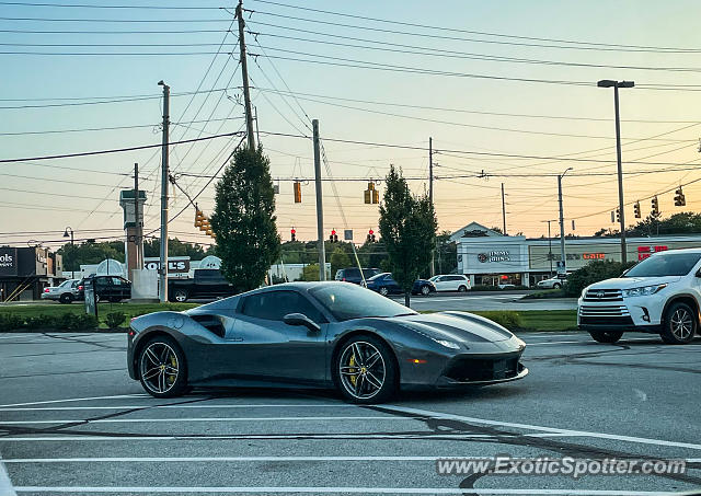 Ferrari 488 GTB spotted in Indianapolis, Indiana