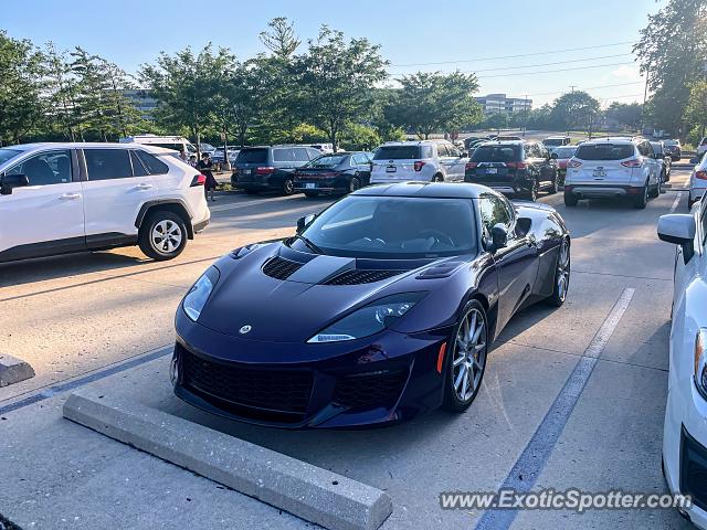 Lotus Evora spotted in Indianapolis, Indiana