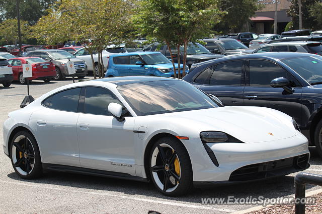 Porsche Taycan (Turbo S only) spotted in Jacksonville, Florida