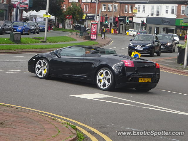 Lamborghini Gallardo spotted in Wilmslow, United Kingdom