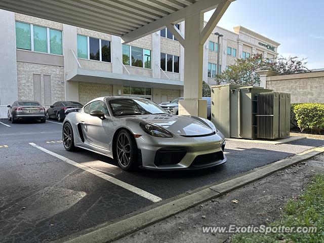 Porsche Cayman GT4 spotted in Jacksonville, Florida