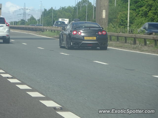 Nissan GT-R spotted in Motorway, United Kingdom