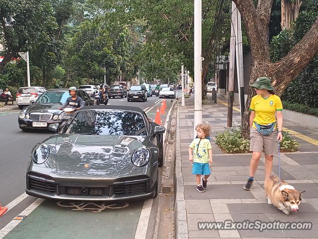 Porsche 911 Turbo spotted in Jakarta, Indonesia