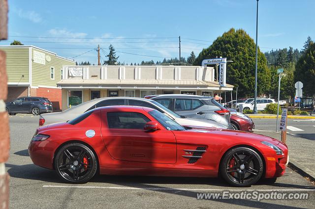 Mercedes SLS AMG spotted in Redmond, Washington