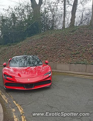 Ferrari SF90 Stradale spotted in Handforth, United Kingdom