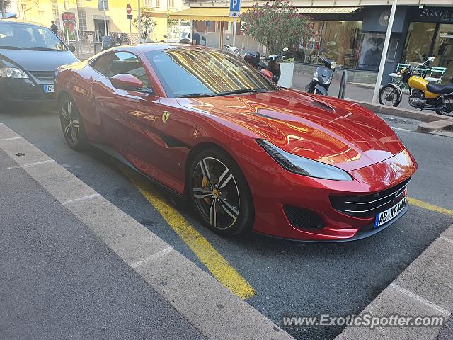 Ferrari Portofino spotted in Antibes, France