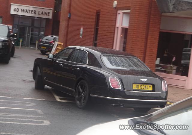 Bentley Mulsanne spotted in Wilmslow, United Kingdom