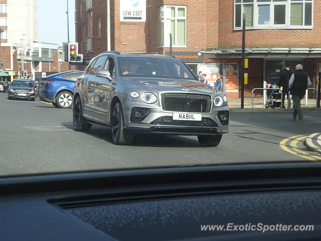 Bentley Bentayga spotted in Altrincham, United Kingdom