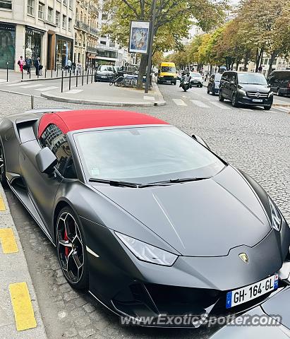 Lamborghini Huracan spotted in París, France