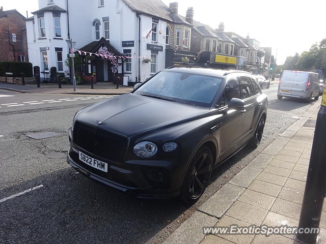 Bentley Bentayga spotted in Hale, United Kingdom