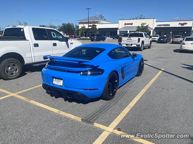 Porsche Cayman GT4 spotted in Beaufort, South Carolina