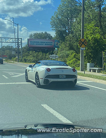 Ferrari California spotted in Gainesville, Florida