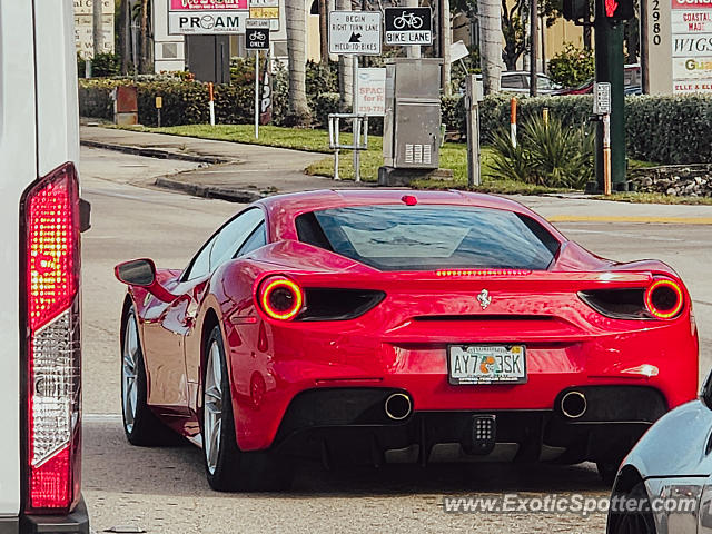 Ferrari 488 GTB spotted in Naples, Florida