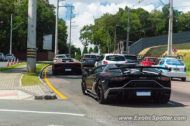 Lamborghini Aventador spotted in Curitiba, PR, Brazil