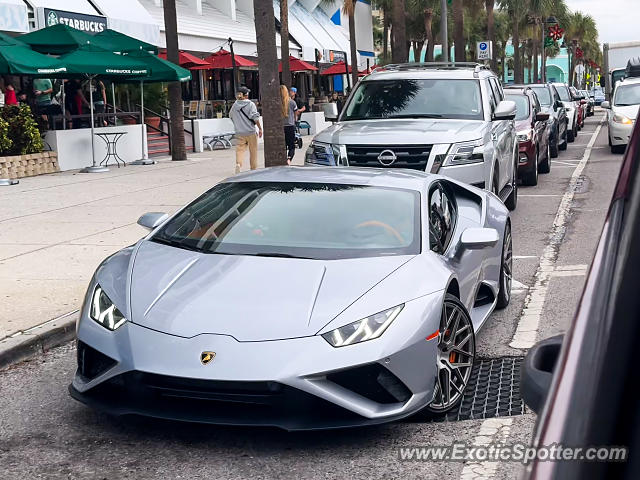 Lamborghini Huracan spotted in Clearwater Beach, Florida