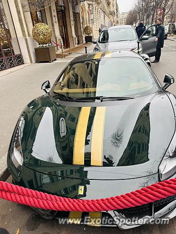 Ferrari 488 GTB spotted in Paris, France